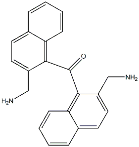 Aminomethyl(1-naphtyl) ketone Struktur