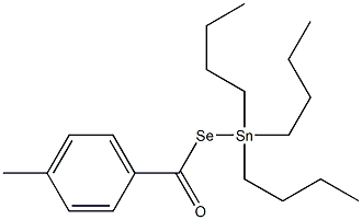 4-Methylbenzenecarboselenoic acid Se-(tributylstannyl) ester Struktur