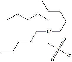 N,N-Dipentyl-N-sulfonatomethyl-1-pentanaminium Struktur