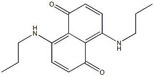 4,8-Bis(propylamino)naphthalene-1,5-dione Struktur