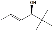 [R,(+)]-2,2-Dimethyl-4-hexene-3-ol Struktur