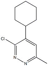 3-Chloro-4-cyclohexyl-6-methylpyridazine Struktur