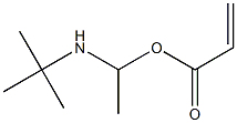 Acrylic acid 1-(tert-butylamino)ethyl ester Struktur