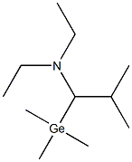 1-(Trimethylgermyl)-N,N-diethyl-2-methylpropan-1-amine Struktur