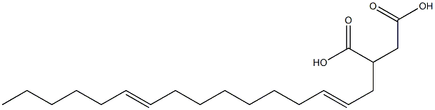 (2,10-Hexadecadienyl)succinic acid Struktur