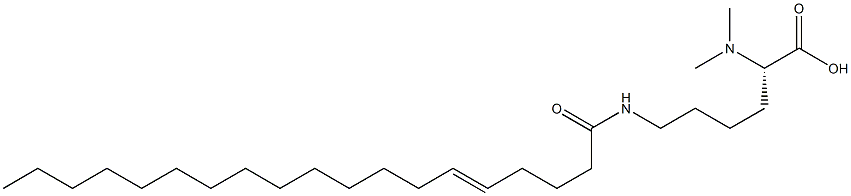 N6-(5-Nonadecenoyl)-N2,N2-dimethyllysine Struktur