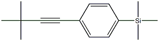 1-(3,3-Dimethyl-1-butynyl)-4-trimethylsilylbenzene Struktur