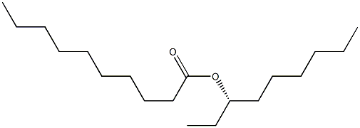 (-)-Decanoic acid [(S)-nonane-3-yl] ester Struktur