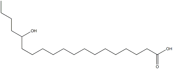 15-Hydroxynonadecanoic acid Struktur