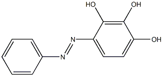 2,3,4-Trihydroxyazobenzene Struktur