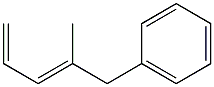 4-Methyl-5-phenyl-1,3-pentadiene Struktur