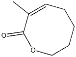 3-Methyl-5,6,7,8-tetrahydro-2H-oxocin-2-one Struktur