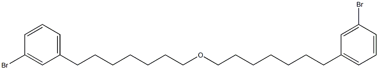 3-Bromophenylheptyl ether Struktur