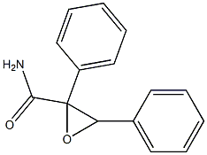 2,3-Diphenyloxirane-2-carboxamide Struktur