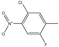 5-Chloro-2-fluoro-1-methyl-4-nitrobenzene Struktur