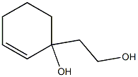 1-(2-Hydroxyethyl)-2-cyclohexen-1-ol Struktur