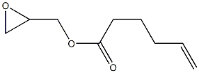 5-Hexenoic acid (oxiran-2-yl)methyl ester Struktur