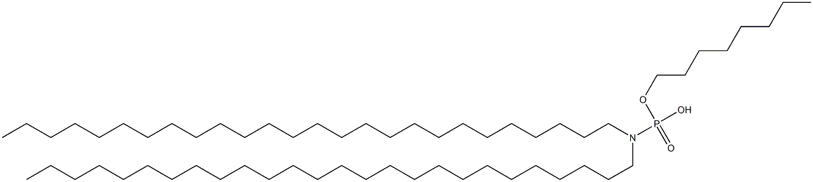 N,N-Dihexacosylamidophosphoric acid hydrogen octyl ester Struktur