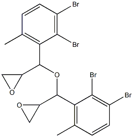 2,3-Dibromo-6-methylphenylglycidyl ether Struktur