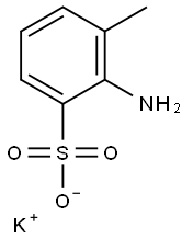 2-Amino-3-methylbenzenesulfonic acid potassium salt Struktur