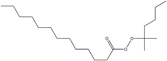 Tridecaneperoxoic acid 1,1-dimethylpentyl ester Struktur