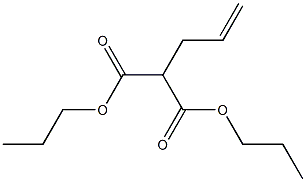 Allylmalonic acid dipropyl ester Struktur