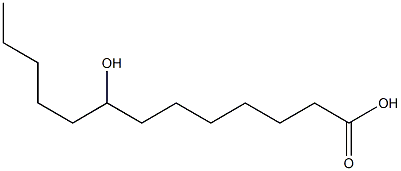 8-Hydroxytridecanoic acid Struktur