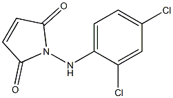 1-(2,4-Dichloroanilino)-1H-pyrrole-2,5-dione Struktur