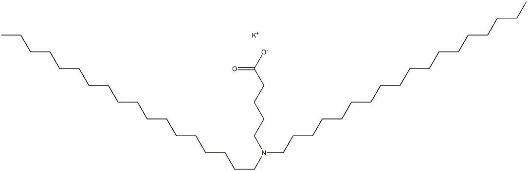 5-(Dioctadecylamino)valeric acid potassium salt Struktur