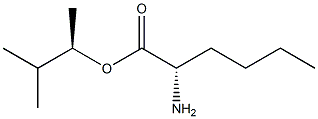 (R)-2-Aminohexanoic acid (S)-1,2-dimethylpropyl ester Struktur