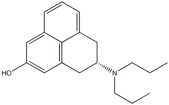 (2S)-2,3-Dihydro-2-(dipropylamino)-1H-phenalen-5-ol Struktur