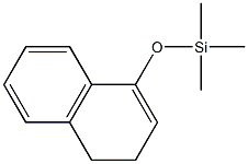 Trimethyl[(3,4-dihydronaphthalene-1-yl)oxy]silane Struktur