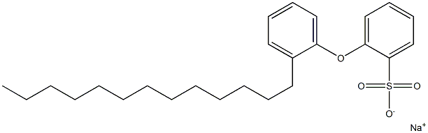 2-(2-Tridecylphenoxy)benzenesulfonic acid sodium salt Struktur