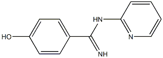 4-Hydroxy-N1-(2-pyridyl)benzamidine Struktur