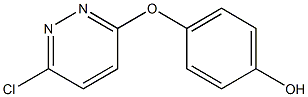 4-(6-Chloro-3-pyridazinyloxy)phenol Struktur