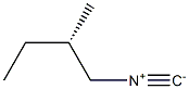 [S,(+)]-2-Methylbutyl isocyanide Struktur