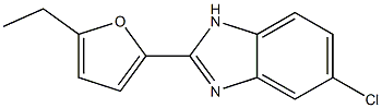 5-Chloro-2-(5-ethylfuran-2-yl)-1H-benzimidazole Struktur