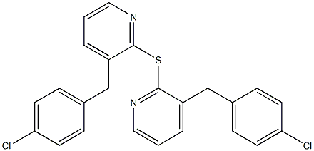 4-Chlorobenzyl(2-pyridinyl) sulfide Struktur