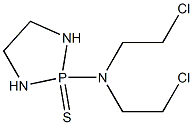 2-[Bis(2-chloroethyl)amino]-1,3,2-diazaphospholidine 2-sulfide Struktur