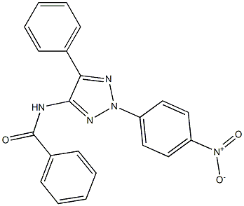 N-[2-(4-Nitrophenyl)-5-phenyl-2H-1,2,3-triazol-4-yl]benzamide Struktur