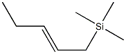 2-Pentenyltrimethylsilane Struktur