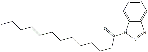 1-(9-Tridecenoyl)-1H-benzotriazole Struktur