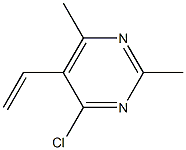 4-Chloro-5-vinyl-2,6-dimethylpyrimidine Struktur