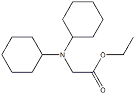 N,N-Dicyclohexylglycine ethyl ester Struktur