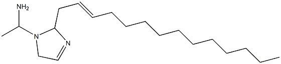 1-(1-Aminoethyl)-2-(2-tetradecenyl)-3-imidazoline Struktur