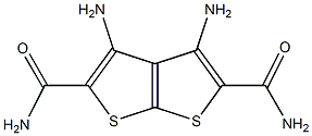 3,4-Diaminothieno[2,3-b]thiophene-2,5-dicarboxamide Struktur