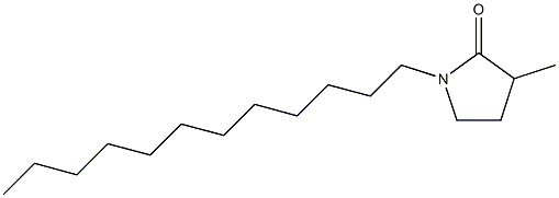 1-Dodecyl-3-methyl-2-pyrrolidone Struktur