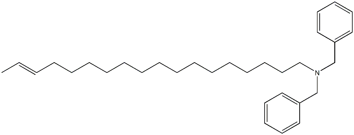 (16-Octadecenyl)dibenzylamine Struktur