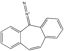 5-Diazo-5H-dibenzo[a,d]cycloheptene Struktur