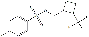 4-Methylbenzenesulfonic acid [[2-(trifluoromethyl)cyclobutyl]methyl] ester Struktur